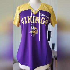 Minnesota Vikings Women's Tie Up Jersey